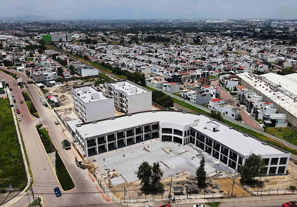 Vista aérea de avance de obra de Ciudalia