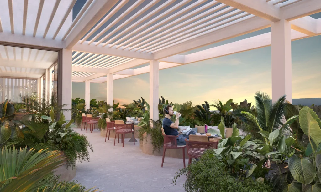 Coworking del Sky Club de The Landmark