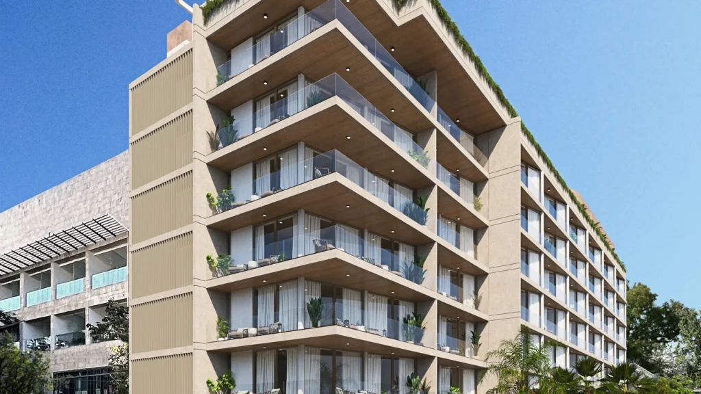 The Landmark, desarrollo residencial en Playa del Carmen cerca de Quinta Avenida