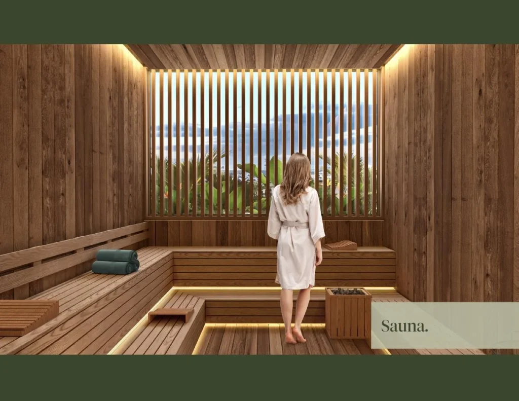 Sauna del Sky Club de The Landmark