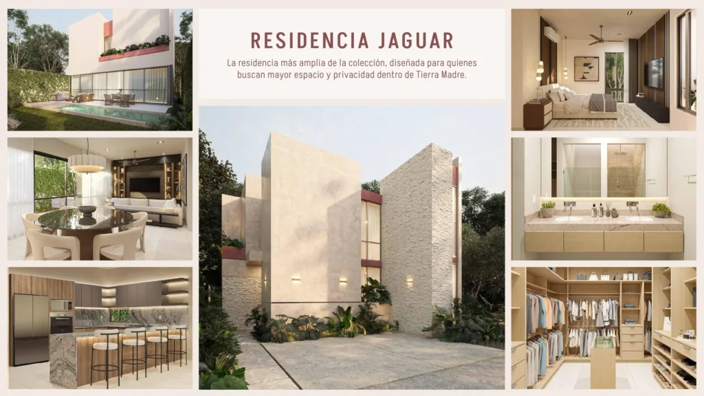 Renders de Residencia Jaguar en Tierra Madre