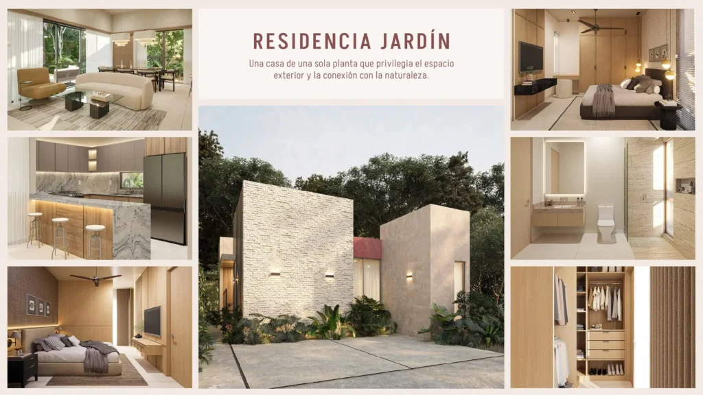 Renders de Residencia Jardín en Tierra Madre
