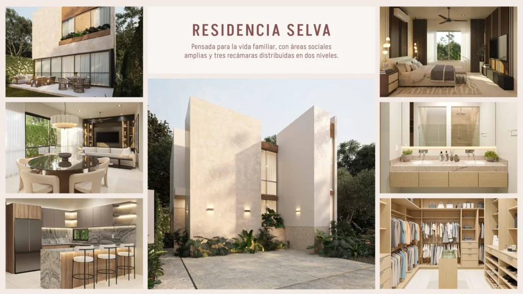 Renders de Residencia Selva en Tierra Madre
